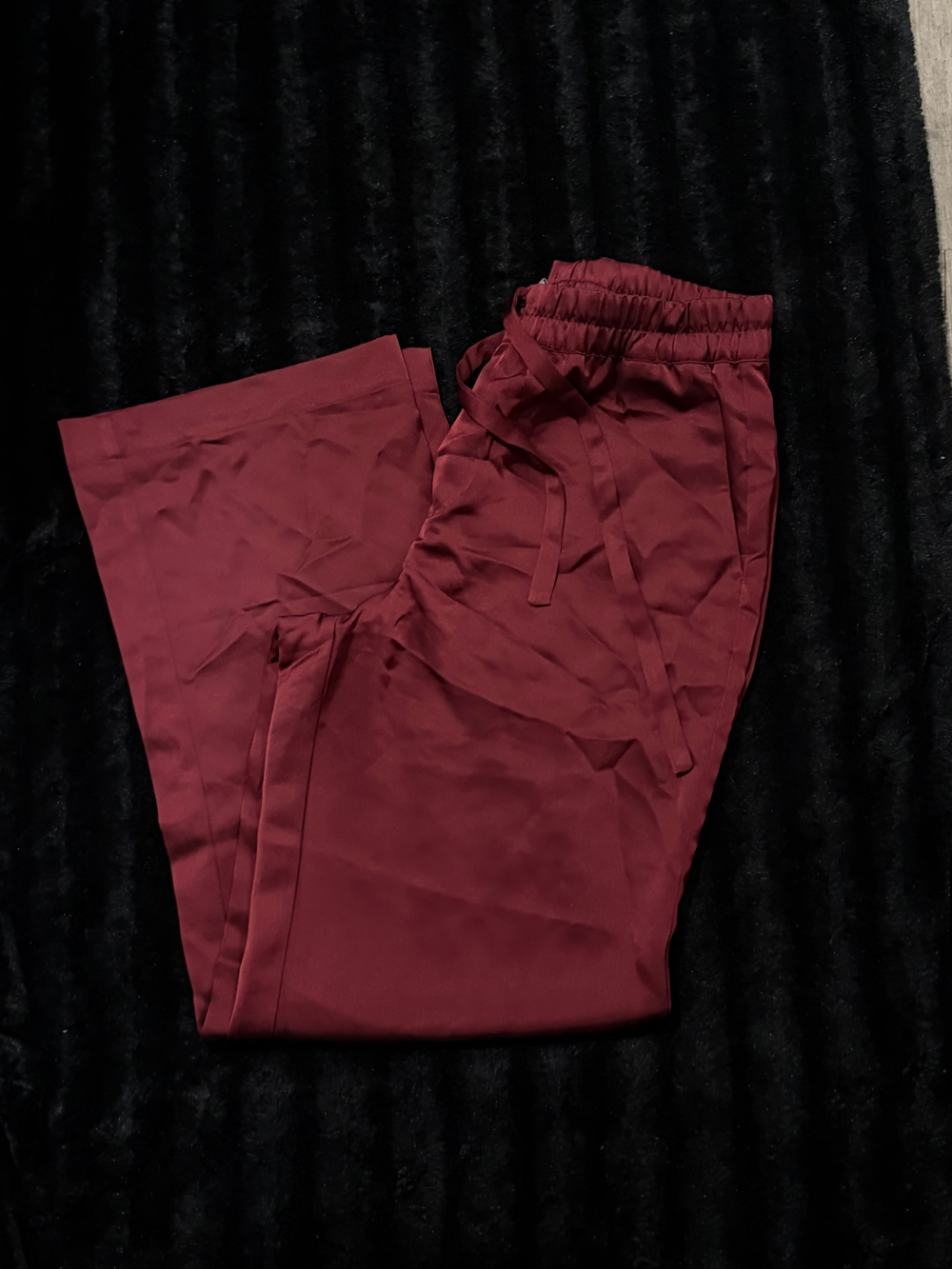a new day Women's Straight Leg Pants in Burgundy